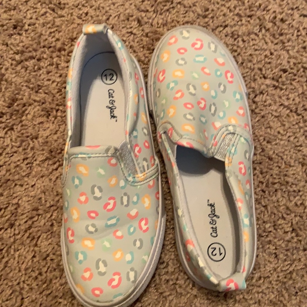 Cat & Jack animal print slip on toddler shoes